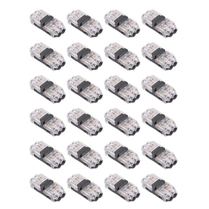 24x Quick Splice Connector 2 Pin for Automotive Wire 18-22 AWG