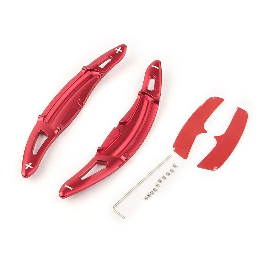 Steering Wheel Shift Paddle Extensions for Porsche 911 Carrera - Red