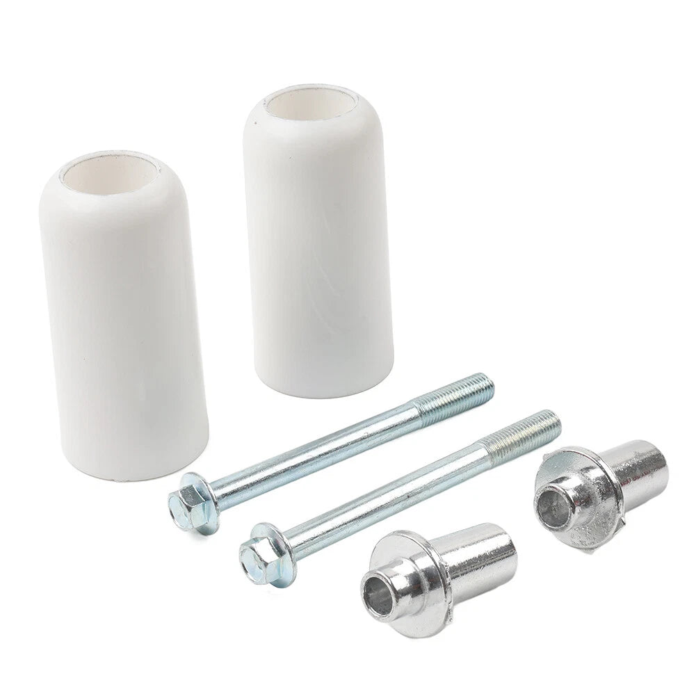 Motor Frame Sliders for Yamaha, Suzuki (Universal) - White