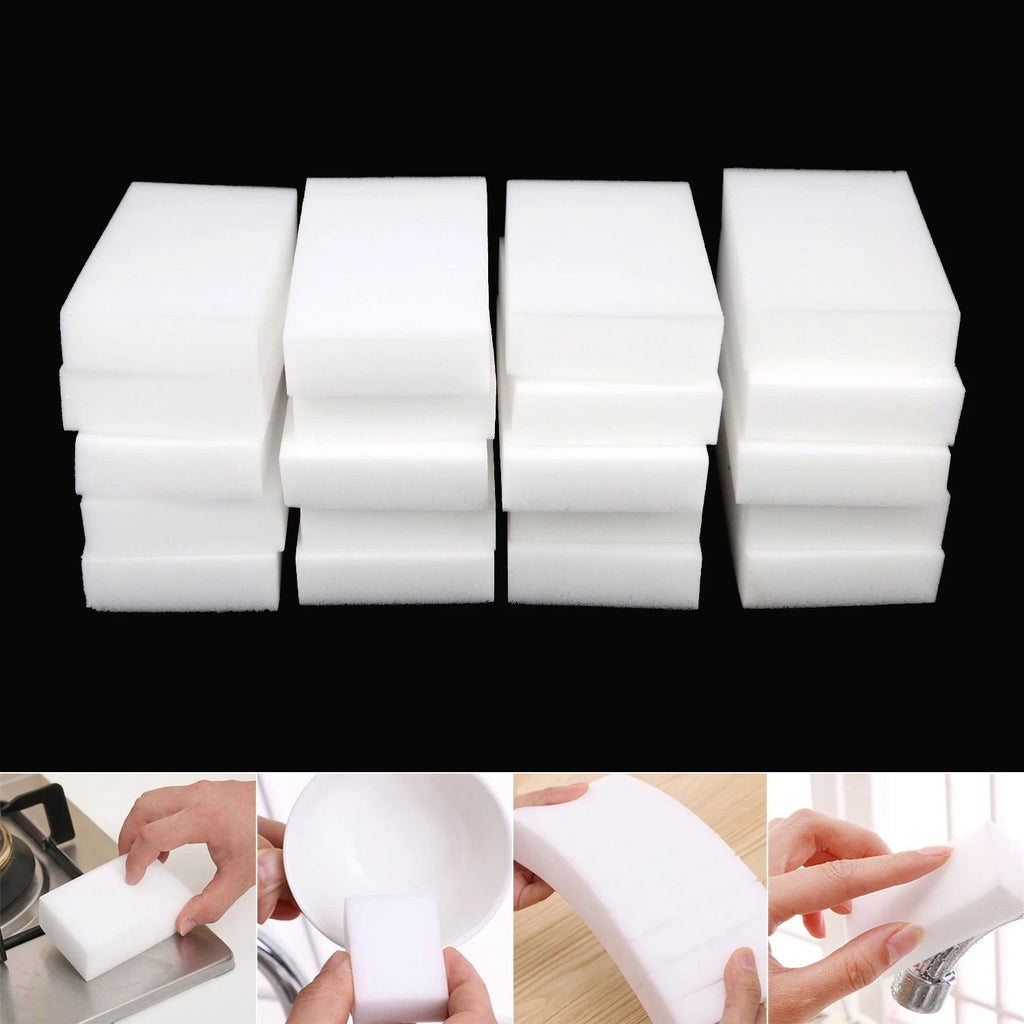 Set of 20 Sponge Erasers for Multi-functional Cleaning Tool