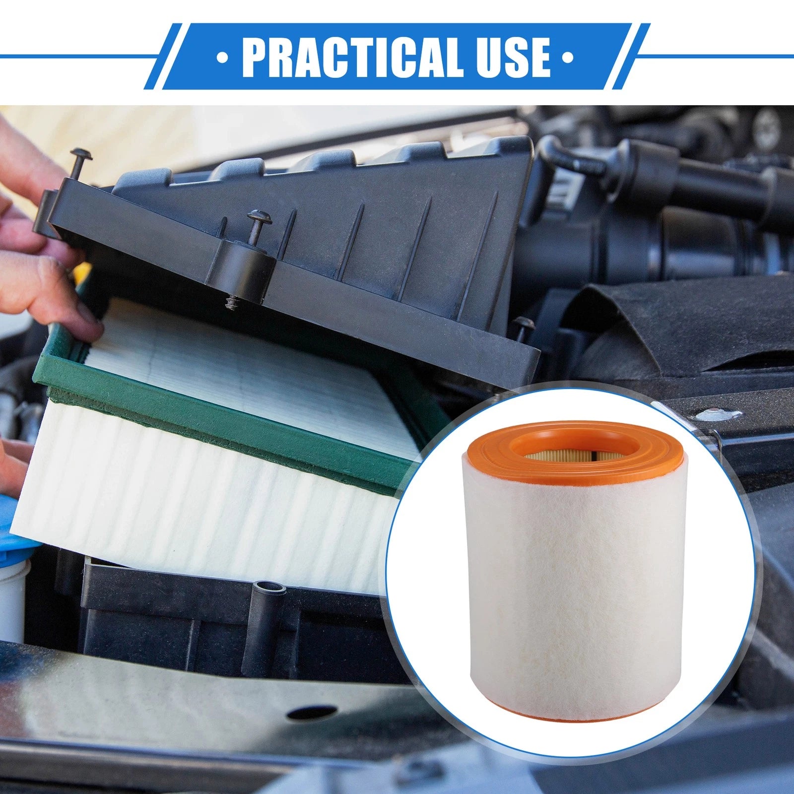 Car Engine Air Filter Replacement for Audi A6 3.0L TDI V6 Diesel (2014–2016)