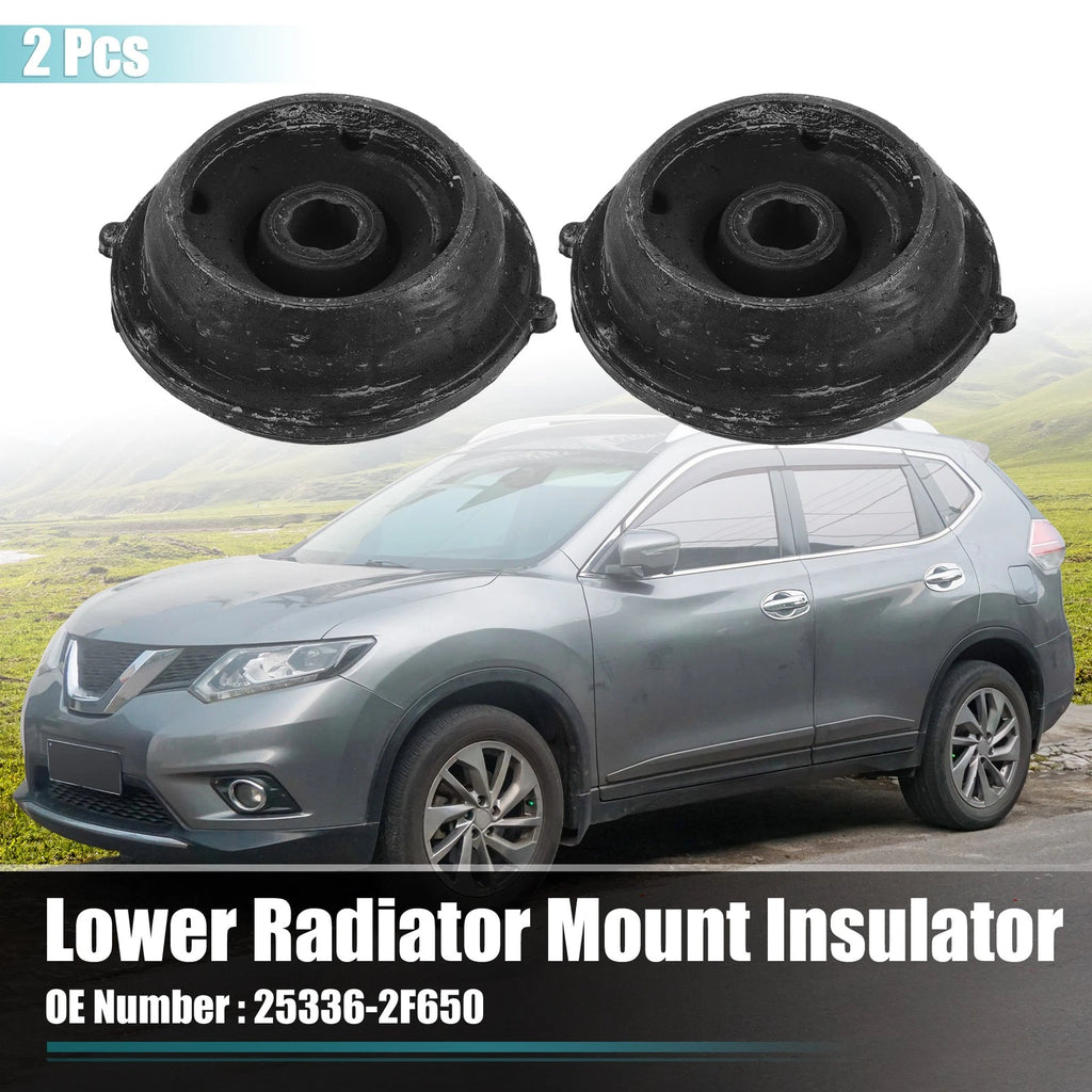 2PC Lower Radiator Mount Insulator Replacement Rubber for Hyundai Santa Fe (2021–2023)