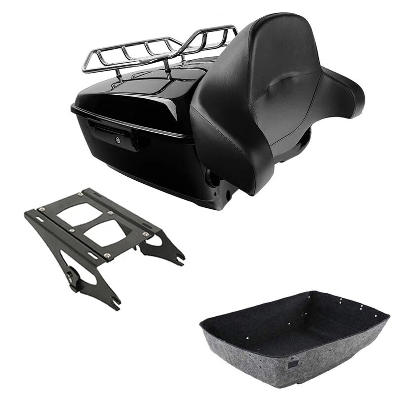 Trunk Rack Backrest Mount for Harley Road Electra Glide Touring (2014–2026)