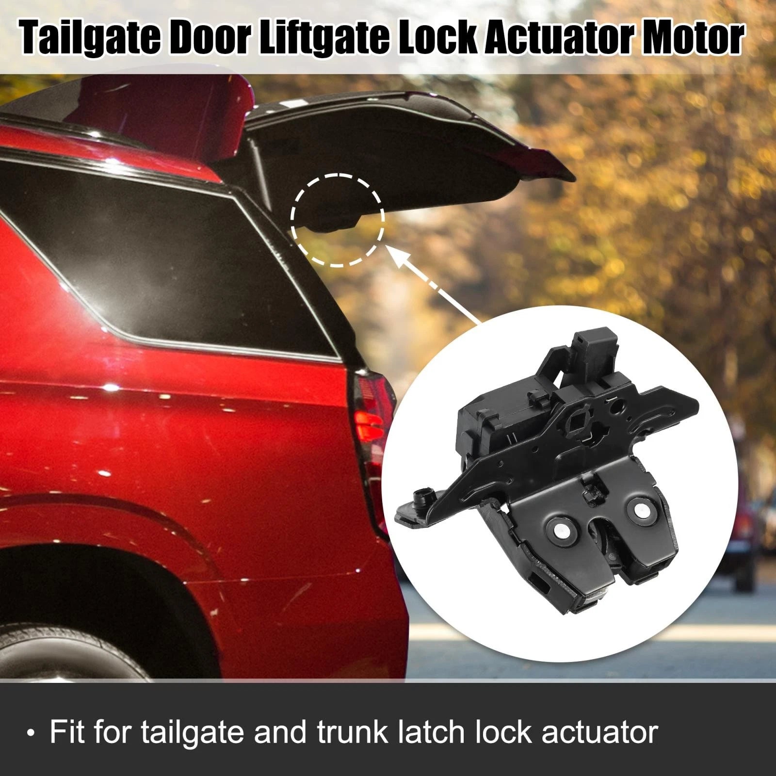 Tailgate Lock Latch Actuator Replacement for Chevy Tahoe Suburban Yukon (2015–2019)