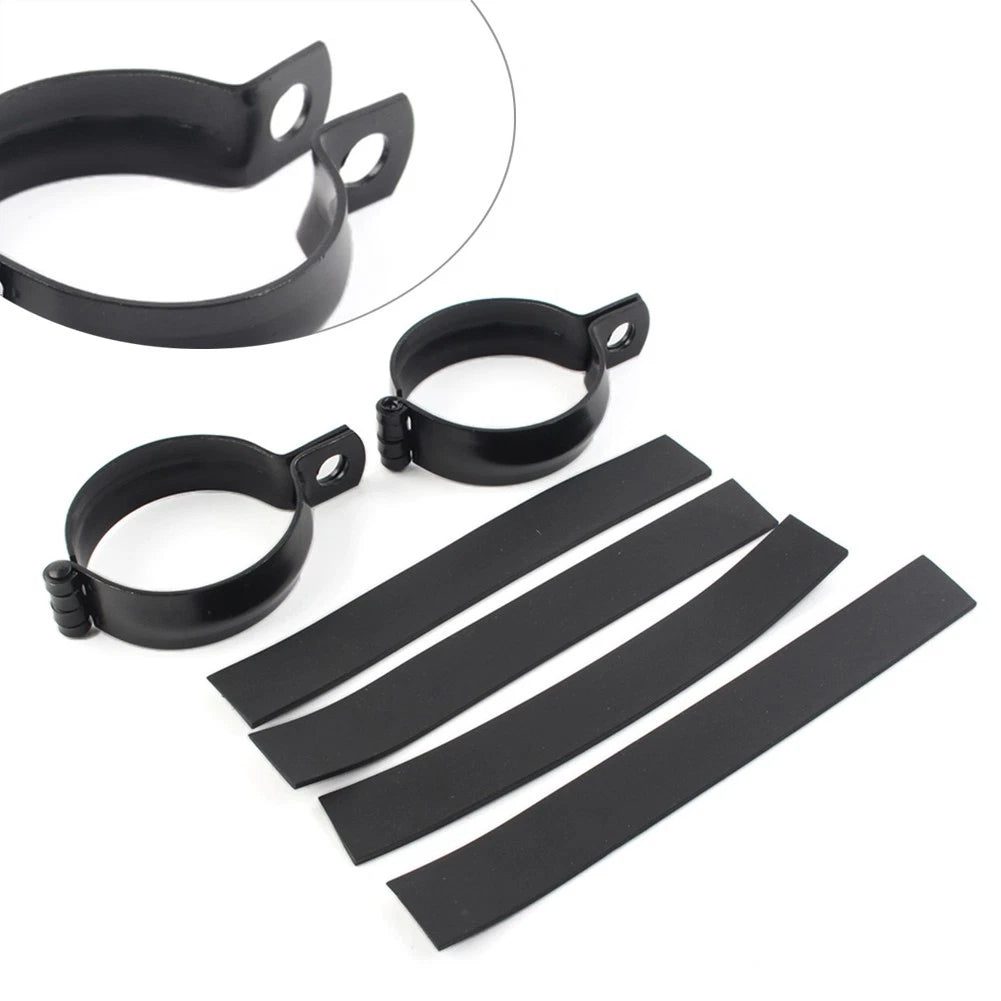 2X Motorcycle Front Fork Clamp Turn Signal Light Mount Bracket 52MM-60MM
