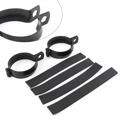 2X Motorcycle Front Fork Clamp Turn Signal Light Mount Bracket 52MM-60MM