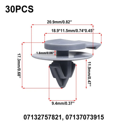 Wheel Arch Trim Clips for Mini Cooper R50 R52 R55 R56
