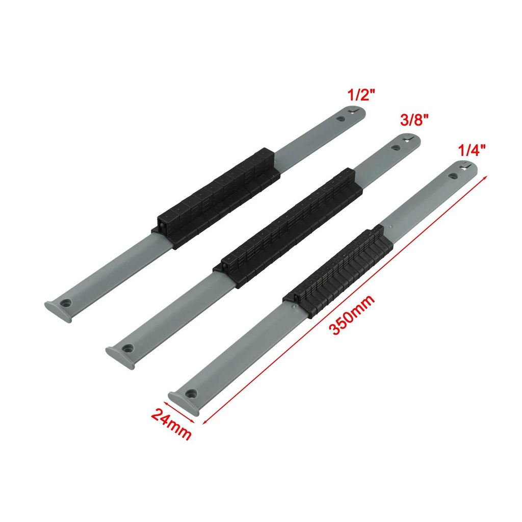 3 Pack Socket Storage Racks for Efficient Workspace Organization
