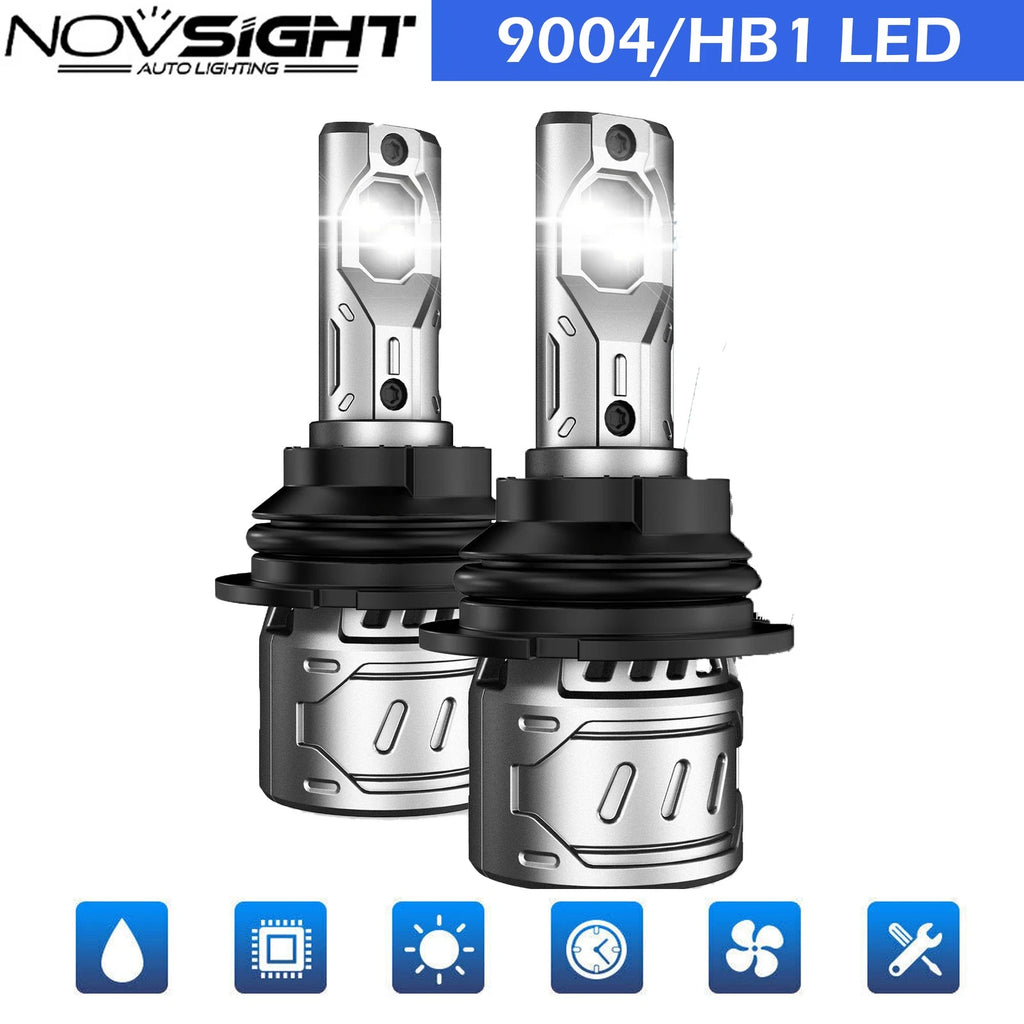 2X 9004 HB1 LED Headlight Bulbs for 6500K