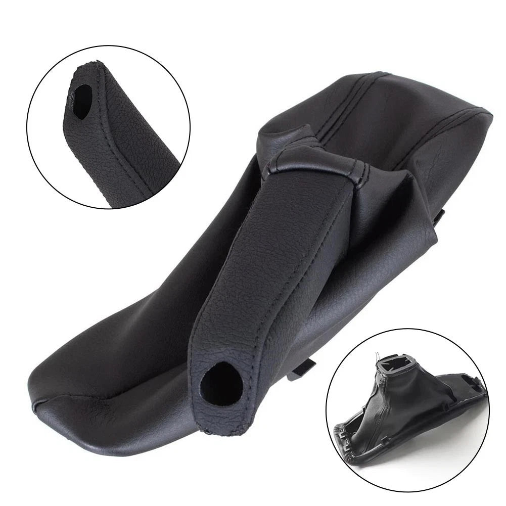 Leather Gear Shift & Handbrake Covers for Car