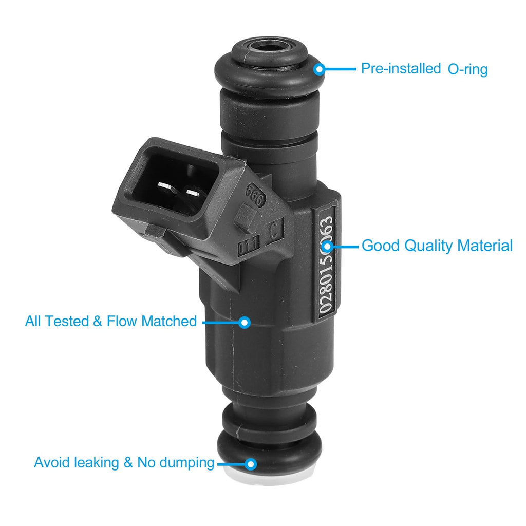 Fuel Injector Nozzle Replacement Set for Audi TT Quattro 1.8L (2003–2006)