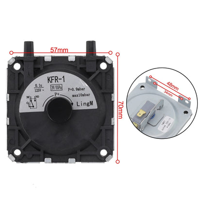 Reliable switch for exhaust water heaters (High temperature range)