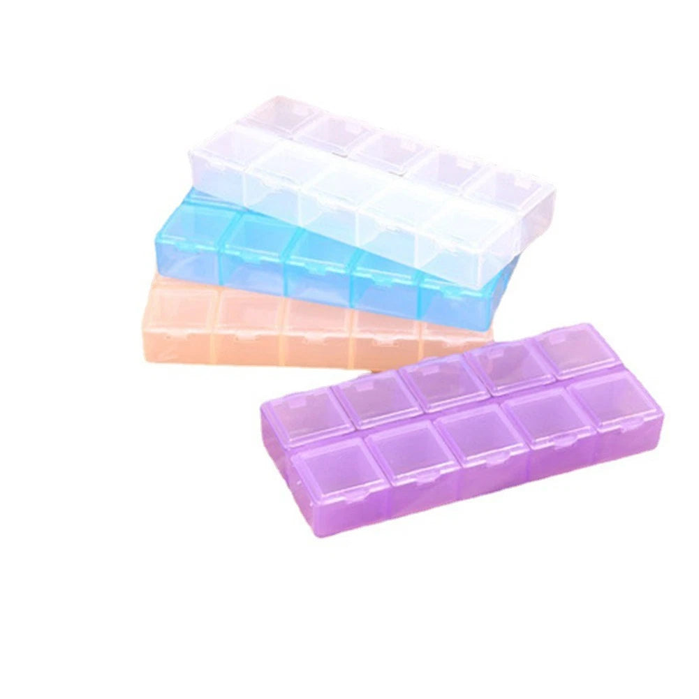 Dustproof Storage Box Compartment for Universal Use (10 Grids)
