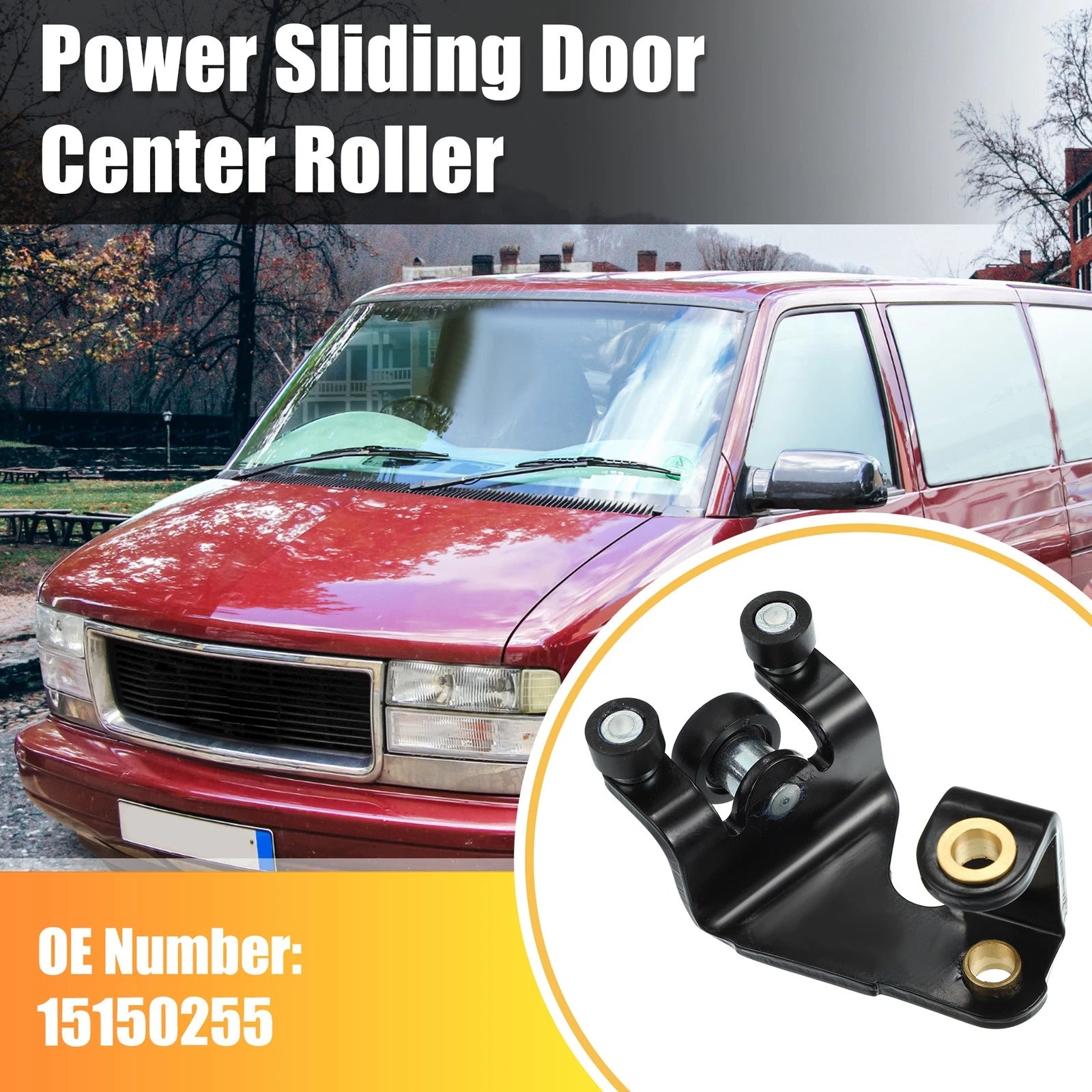 Rear Right Sliding Door Roller Replacement for Chevy Astro GMC Safari (1997–2005)