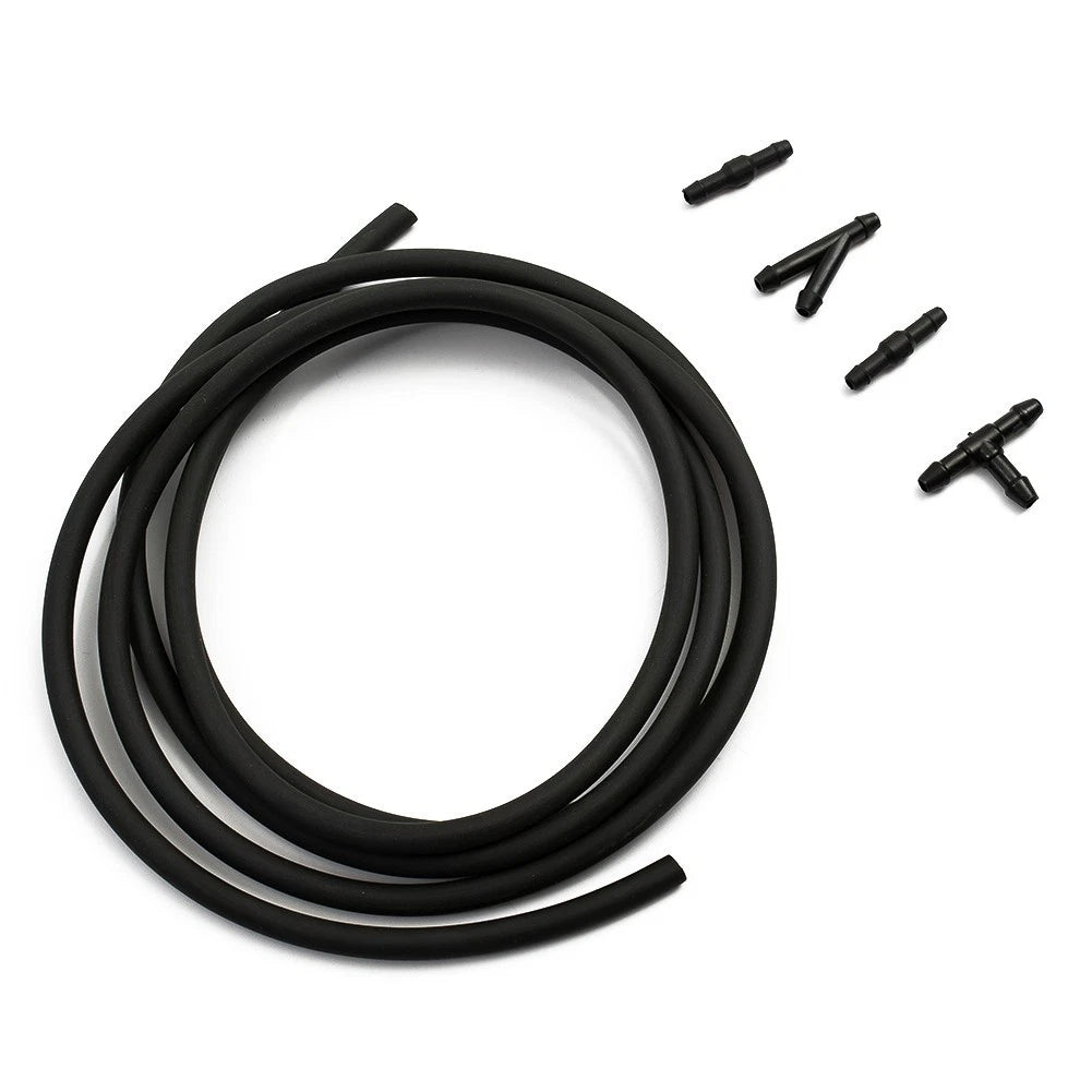 Hose Connectors Set for Windshield (ABS Plastic + Rubber)