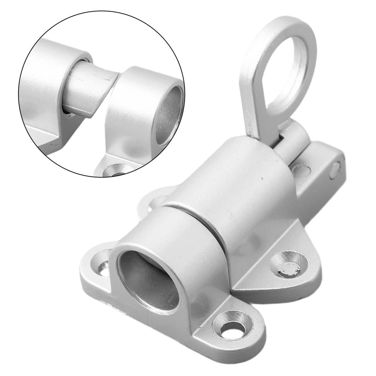 Spring Loaded Self Closing Bolt Latch for Door, Window, Gate Security