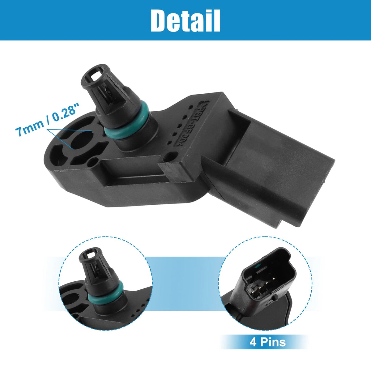 Manifold Absolute Pressure Sensor for Peugeot 307 407, Citroen 9639381480