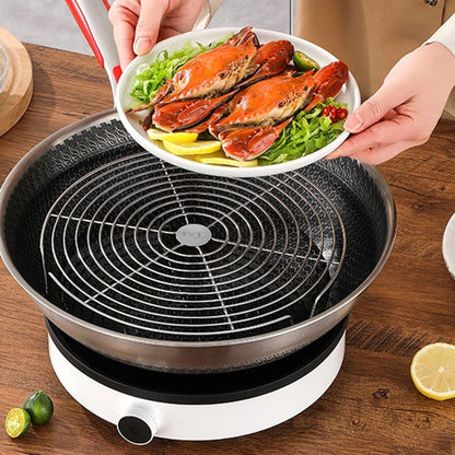 Stainless Steel Steamer Rack for Easy Maintenance