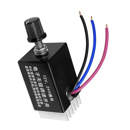 Motor Speed Controller Switch Knob for Car Truck (DC 12V 24V)