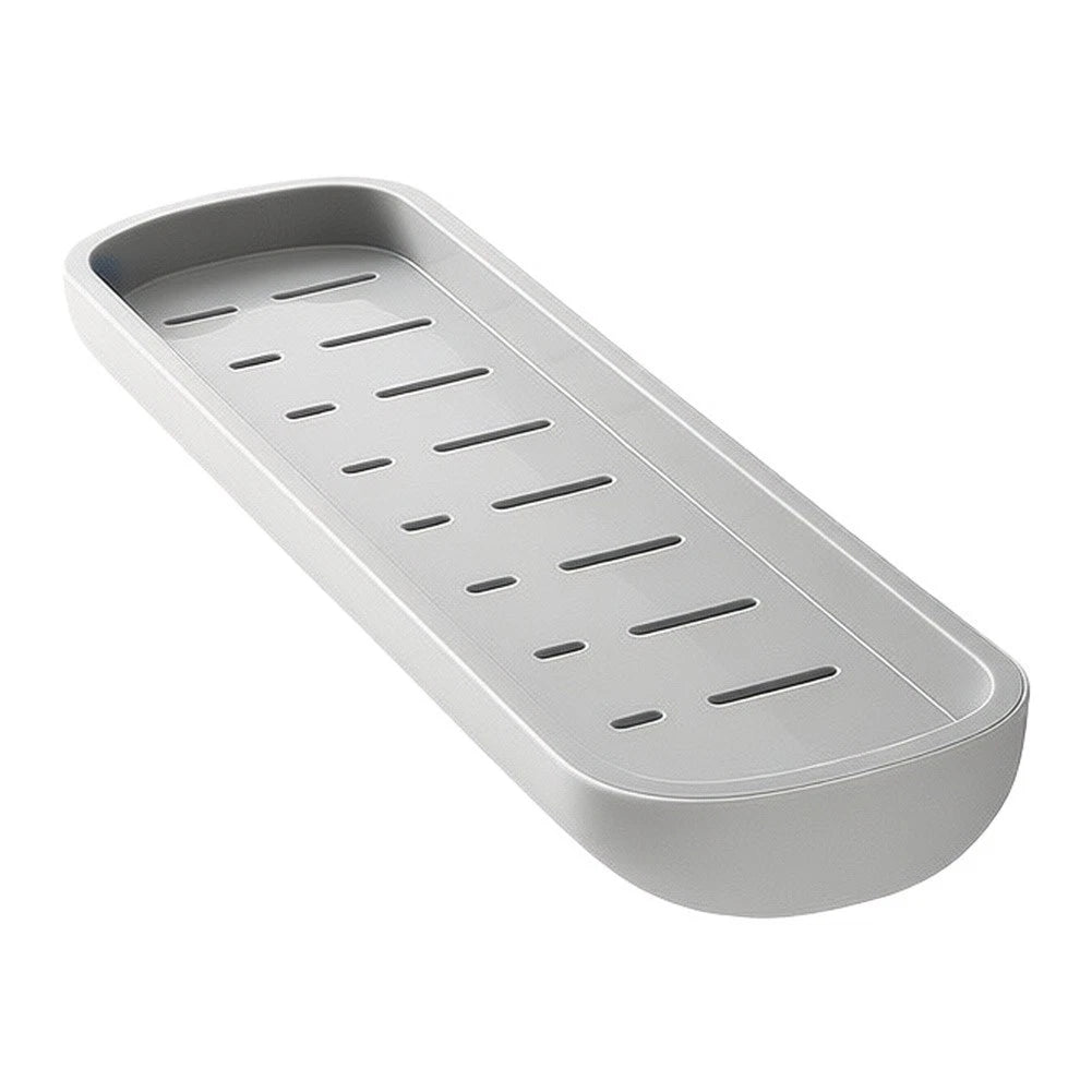 Wall Mount Shower Shelf for Toiletries 42x12x5.5cm Drainage Design