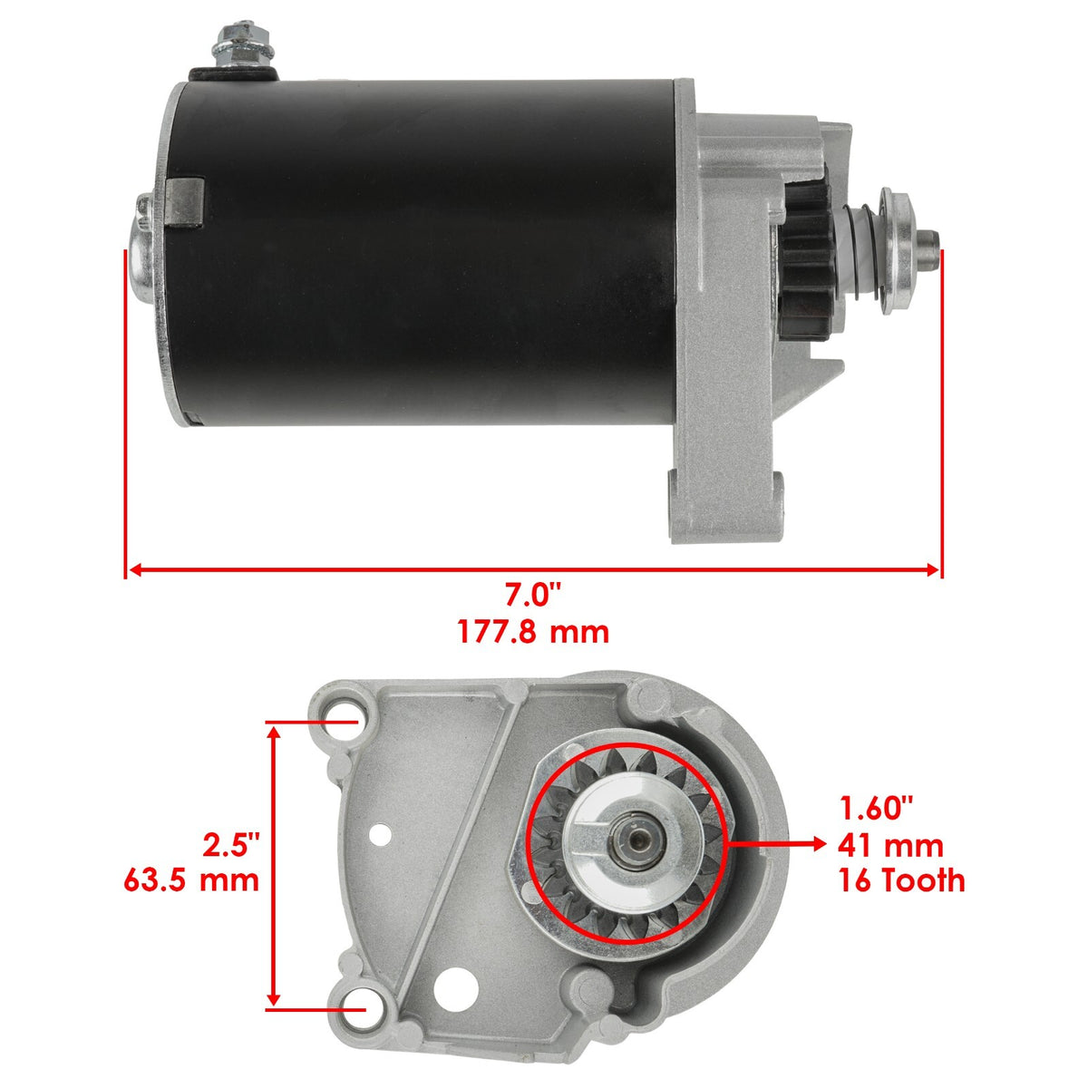 Starter Motor Replacement for Briggs & Stratton (2000–2000)