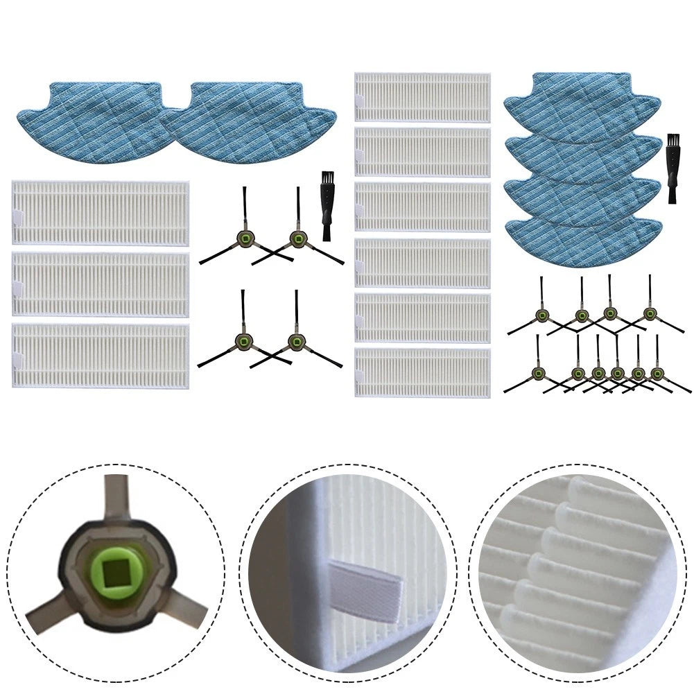 Side Brushes for Household Cleaning (Compatible with )