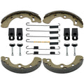 Rear Brake Shoes & Springs Pins for Kawasaki Mule 3000 3010 3020 4000 4010