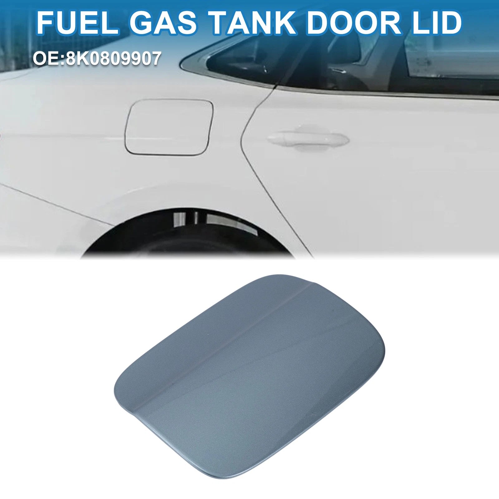 Fuel Tank Door Cap Replacement for Audi A4 (2009–2016) Gray