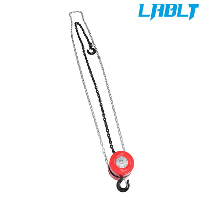 1 Ton Manual Chain Hoist for (2200 lbs Capacity, 7' Lift)