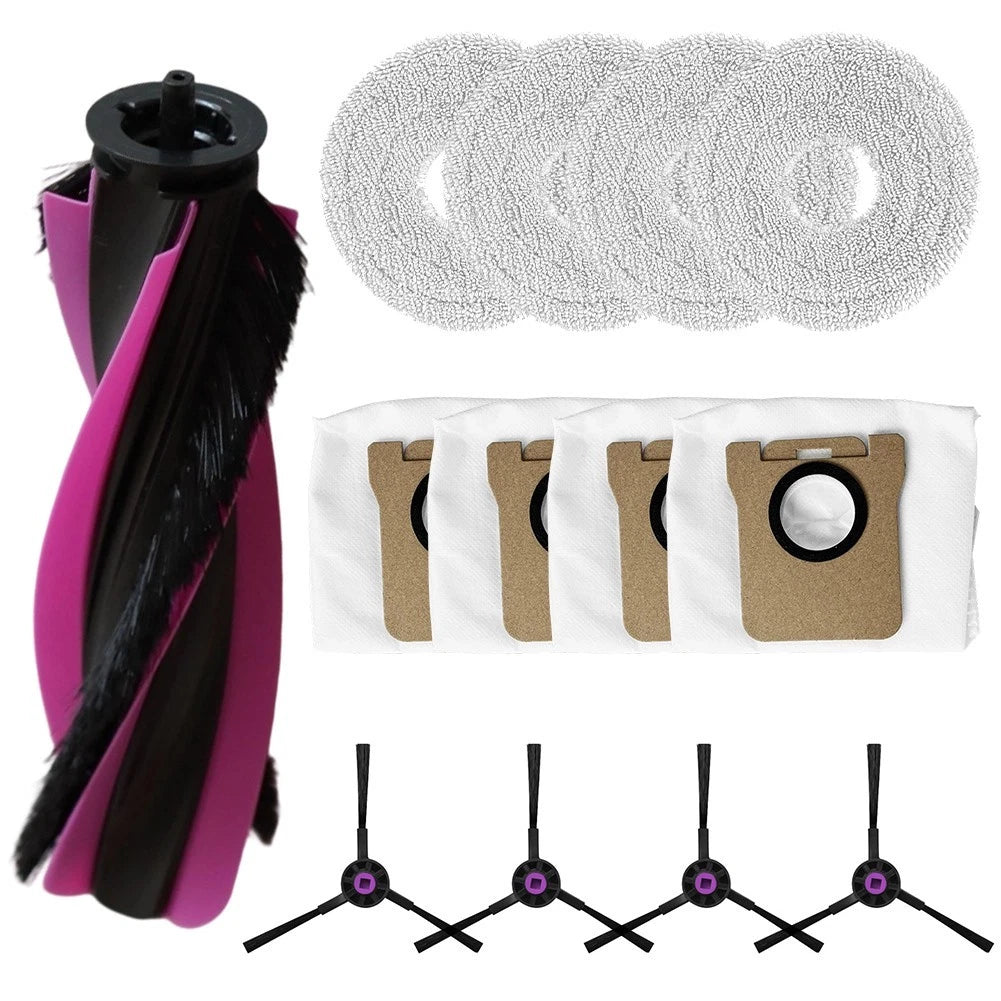 Main Roller Brush Mop Cloth Replacement for Robot Vacuum