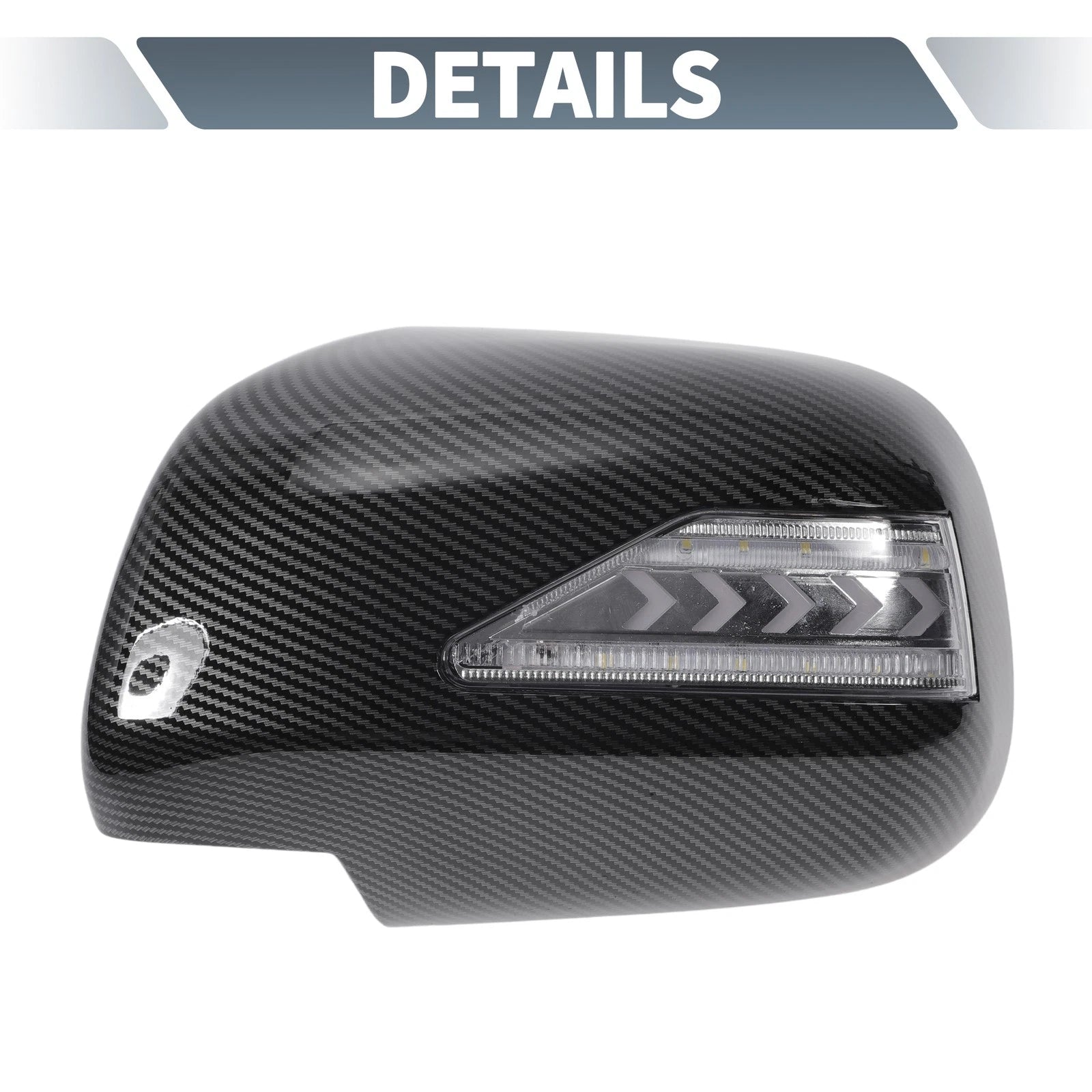 Rearview Mirror Cover Overlay Replacement for Lexus RX330 RX350 (2003–2003)