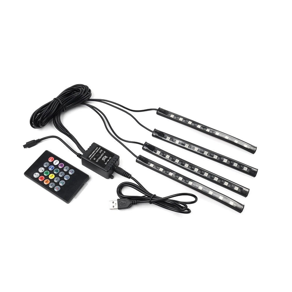 RGB Remote Control Floor Atmosphere Light for Universal Use (2010–2023)