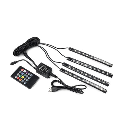 RGB Remote Control Floor Atmosphere Light for Universal Use (2010–2023)