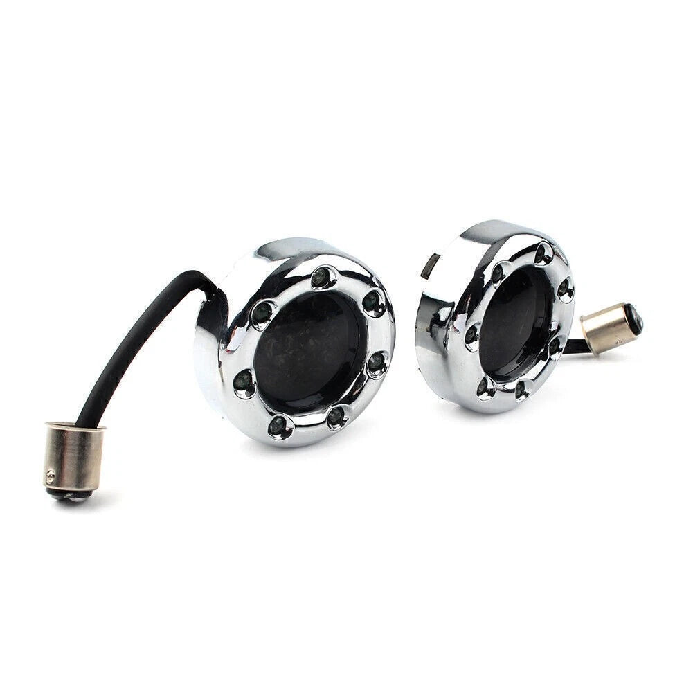 2X Red LED Turn Signal Lights for Harley Sportster