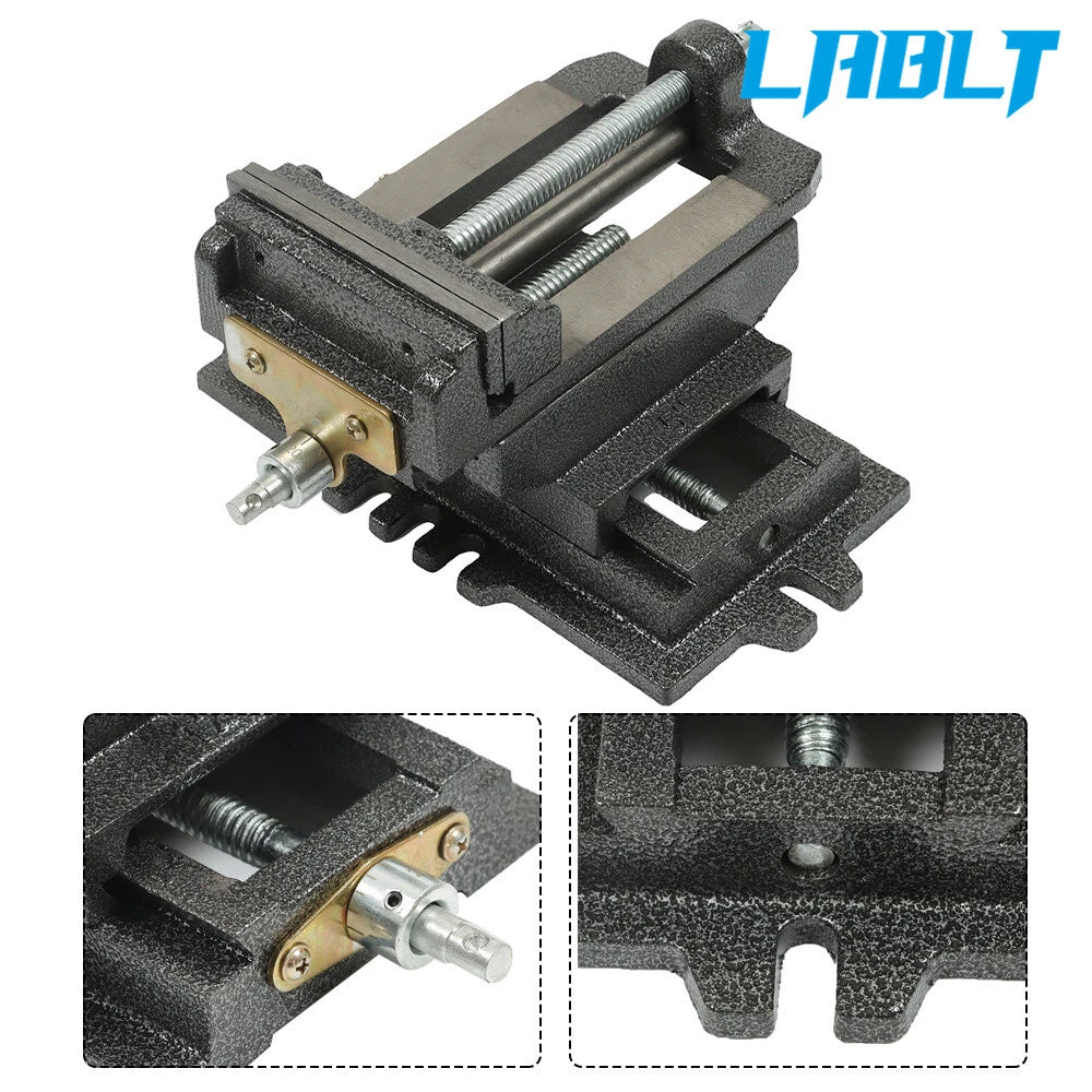 5" Cross Slide Vise for Drill Press Metal (LABLT)