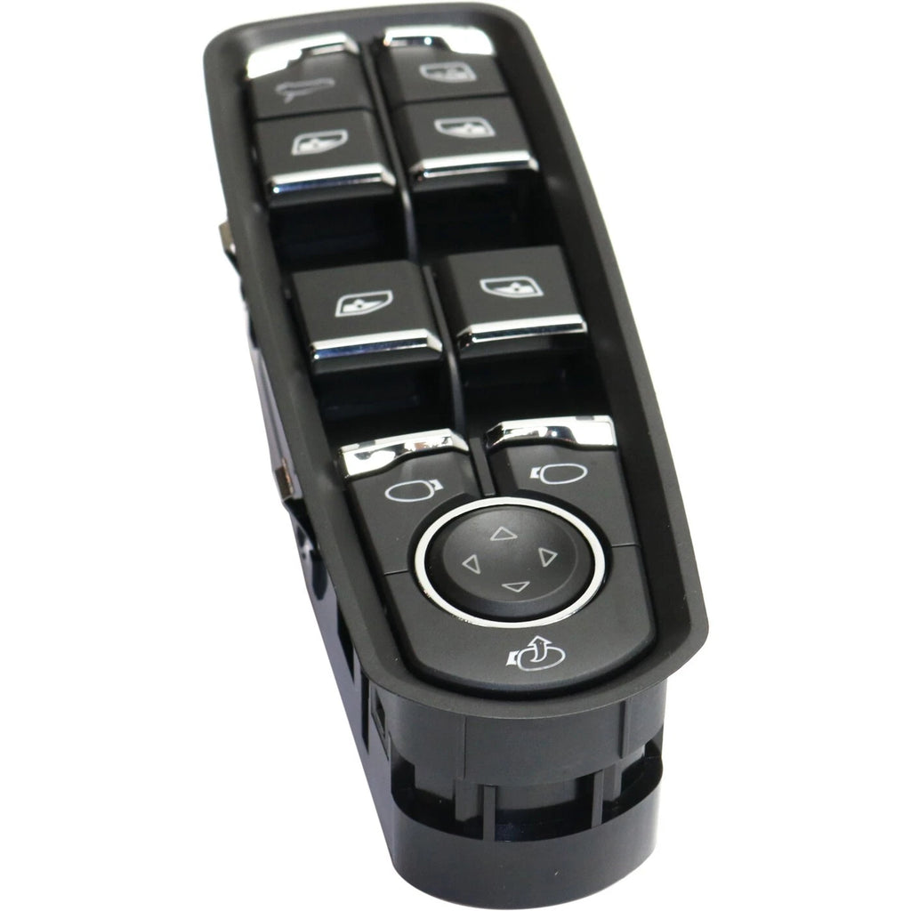 Window Switch for Porsche Cayenne Panamera Macan (2011–2014) Front Driver Side Black