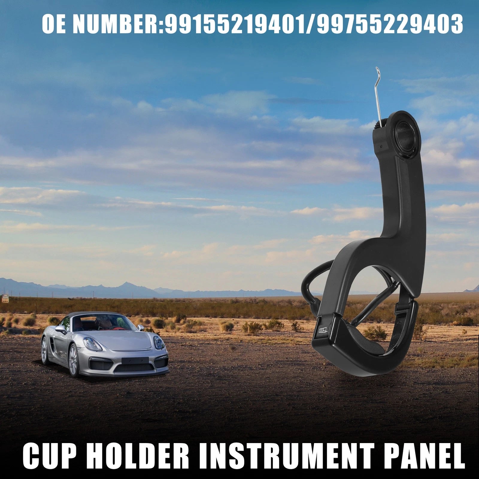 Cup Holder for Porsche Boxster (2013–2021) No. 99155219401 Left