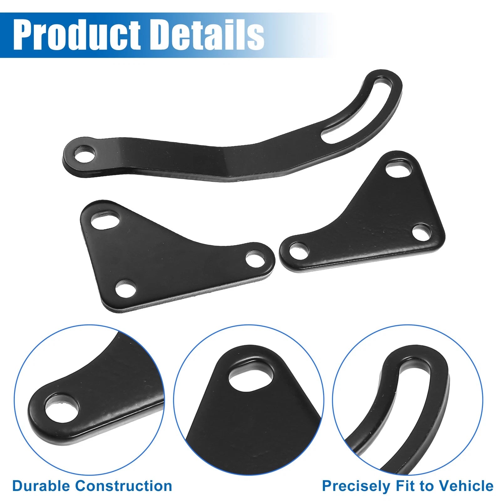Adjustable Power Steering Pump Bracket Kit for Chevy 262 265 283 302