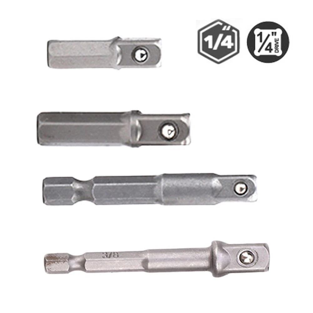 Socket Adapter for Chrome Vanadium Steel Drill Extension