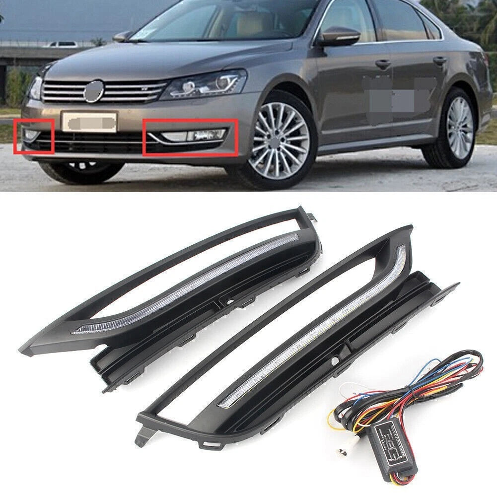 LED DRL Fog Lamp for VW Passat B7 (2012–2015)