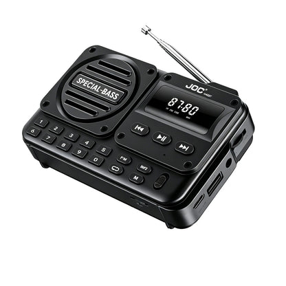 Bluetooth Speaker FM Radio MP3 Player with USB TF Card and LED