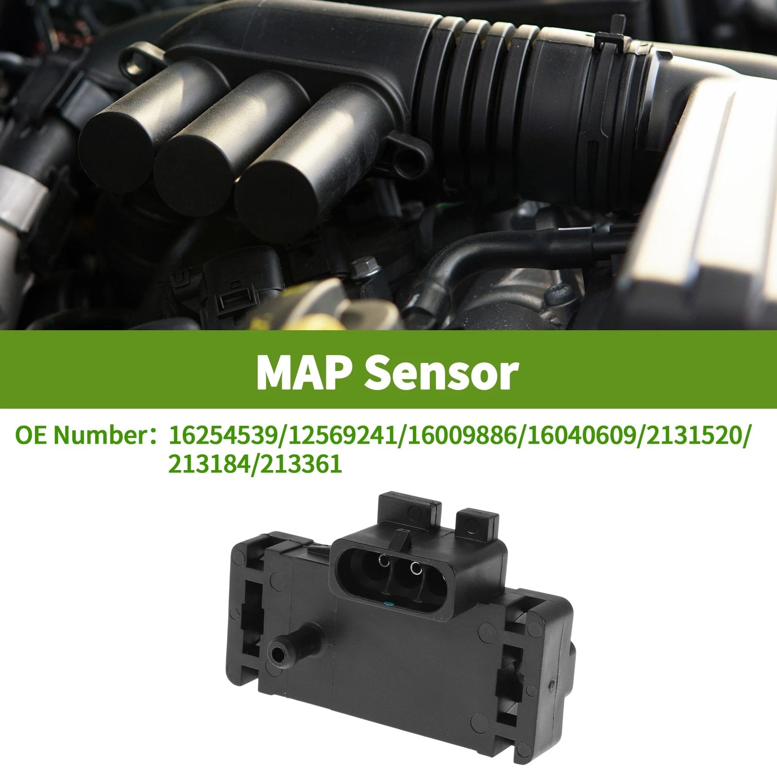 MAP Sensor for GMC Syclone & Typhoon (1991–1993) No.16254539