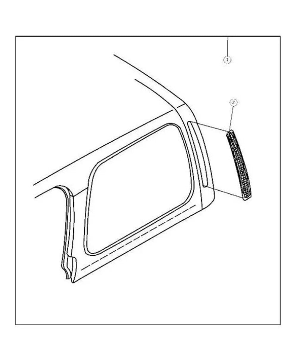 Right Hard Top Exhauster Vent for Jeep Wrangler TJ (1997–2002) Black
