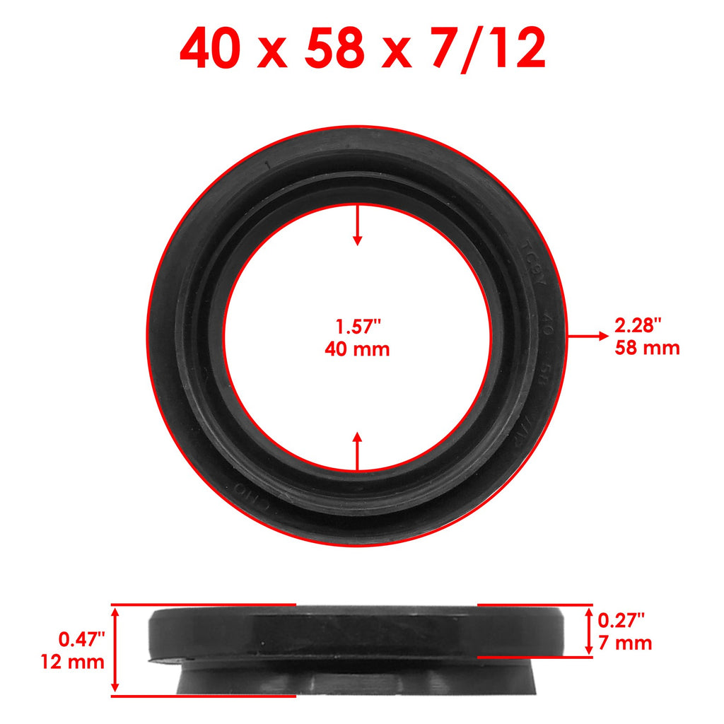 Rear Wheel Bearing and Seals Kit Replacement for Arctic Cat 400 (2002–2004)