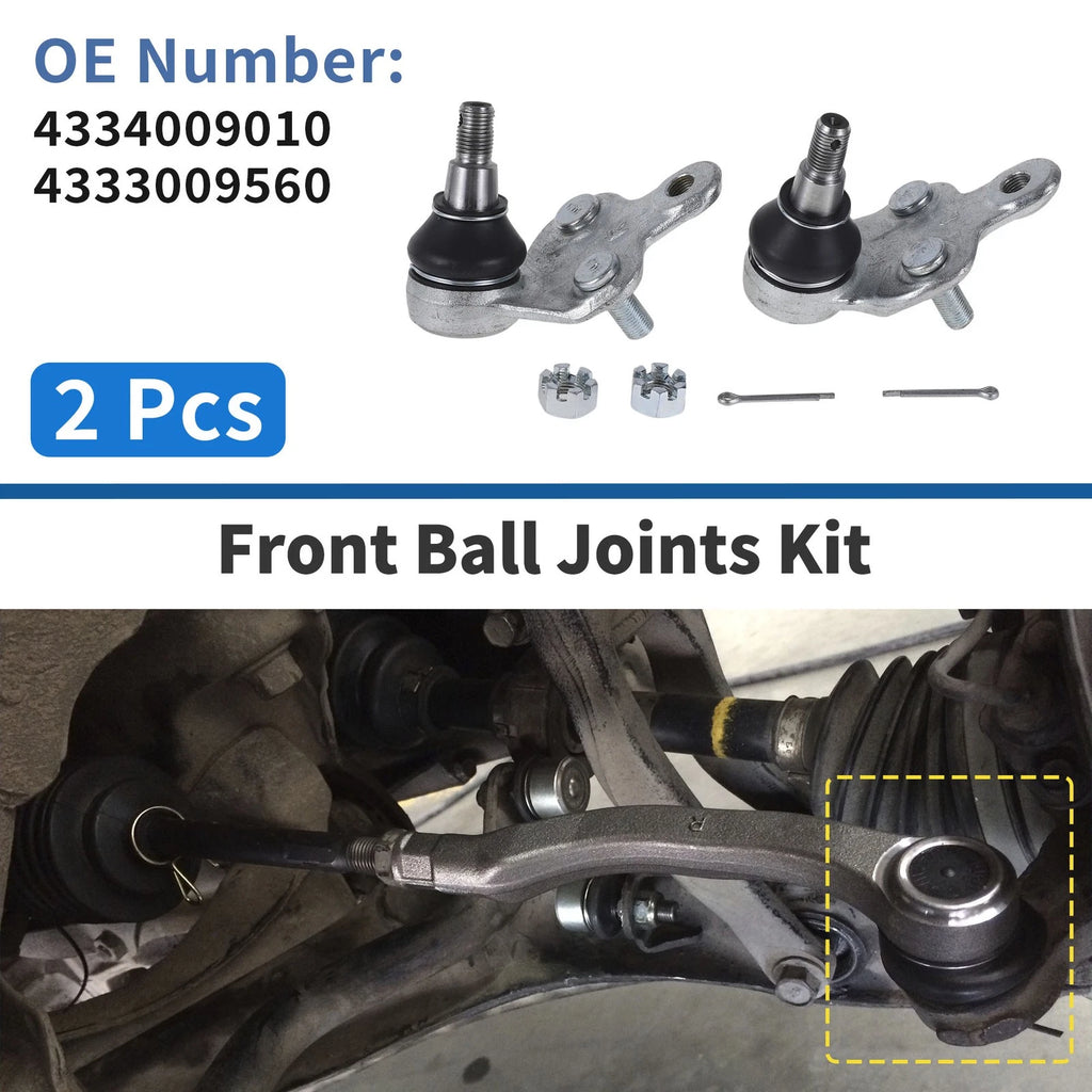 Pair Front Lower Ball Joints Replacement for Toyota Camry (2001–2006)