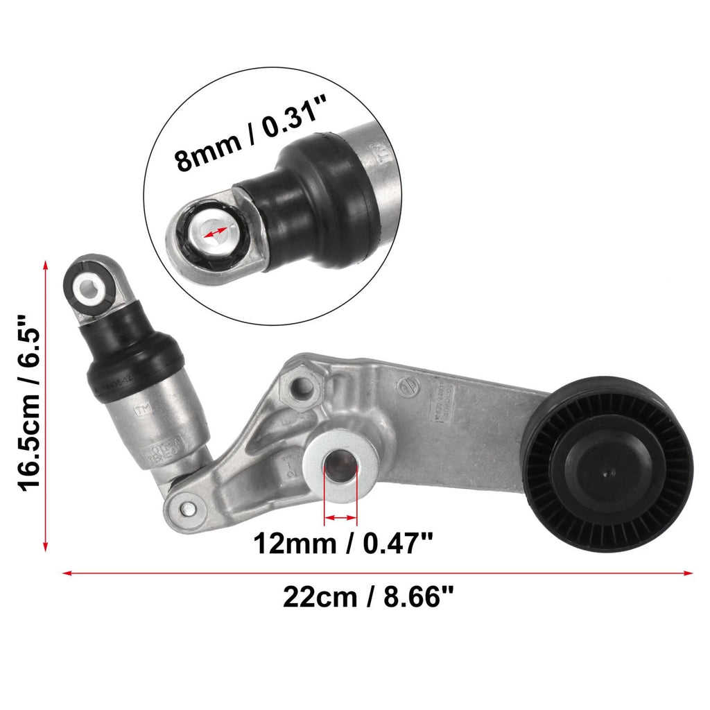 Belt Tensioner Pulley Assembly Replacement for Corolla Prizm (1998–2008)