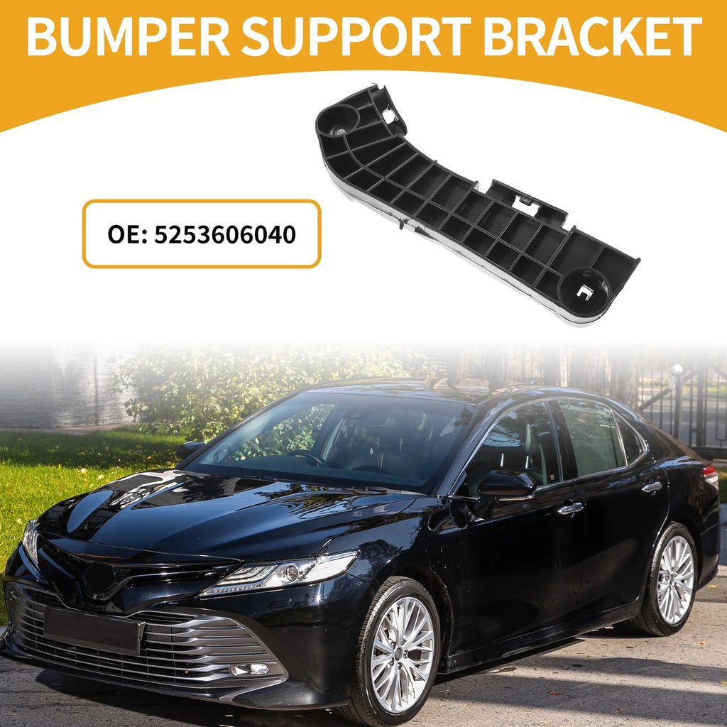 LH Front Bumper Support Bracket for Toyota Camry (2007) 1 Pc Black ABS
