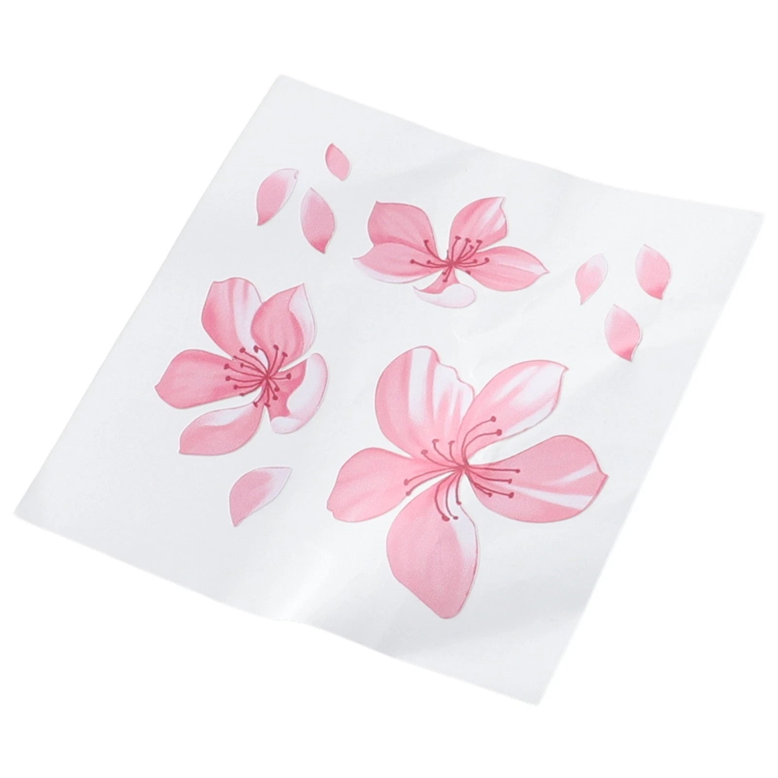 Vinyl Car Sticker for Windshield Bumper (Pink-Cherry Blossom)