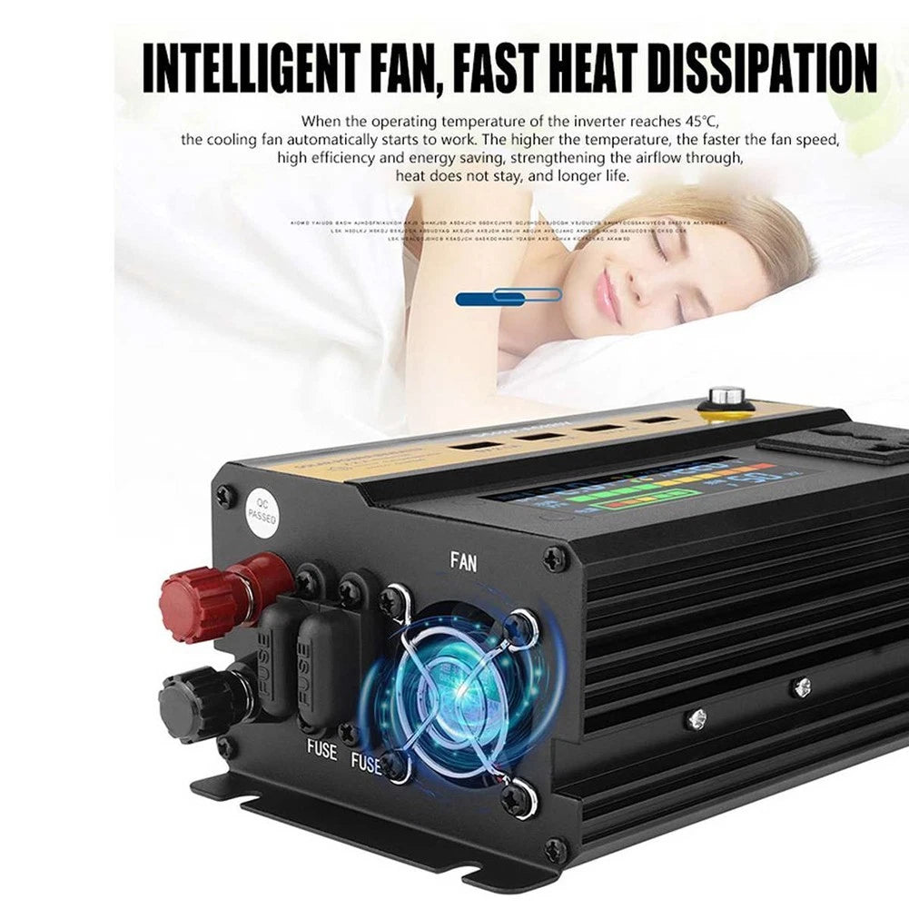 12000W Solar Inverter for Car (12V/24V-220V)