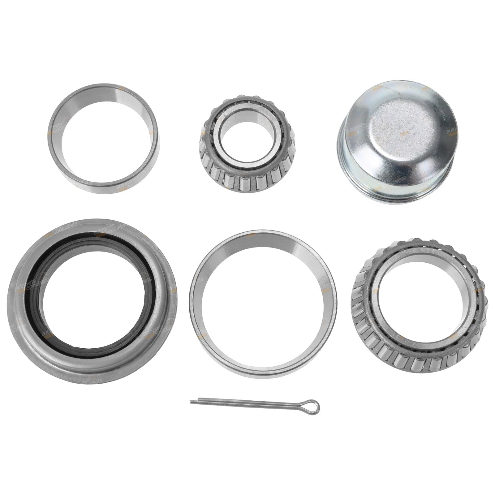 Trailer Wheel Bearing Kit for Ford Type Axles (45mm Square Axle)